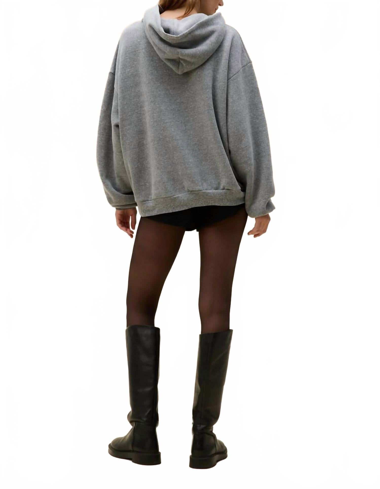 Fleetwood Mac Logo Hoodie In Grey