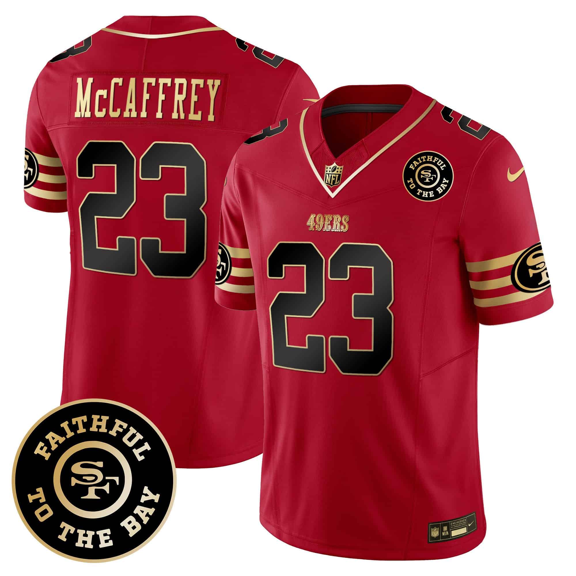 Men窶冱 49ers Faithful To The Bay Patch Vapor Limited Jersey V6 窶 All Stitched