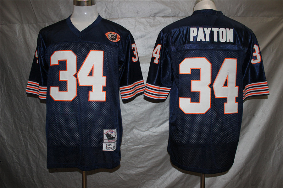 Men's Chicago Bears Walter Payton Mitchell & Ness Navy Legacy Replica Player jersey