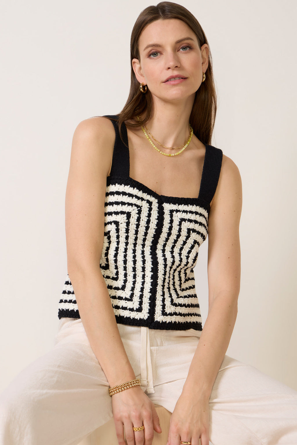 Women's Gigi Strappy Square Neck Tank Top