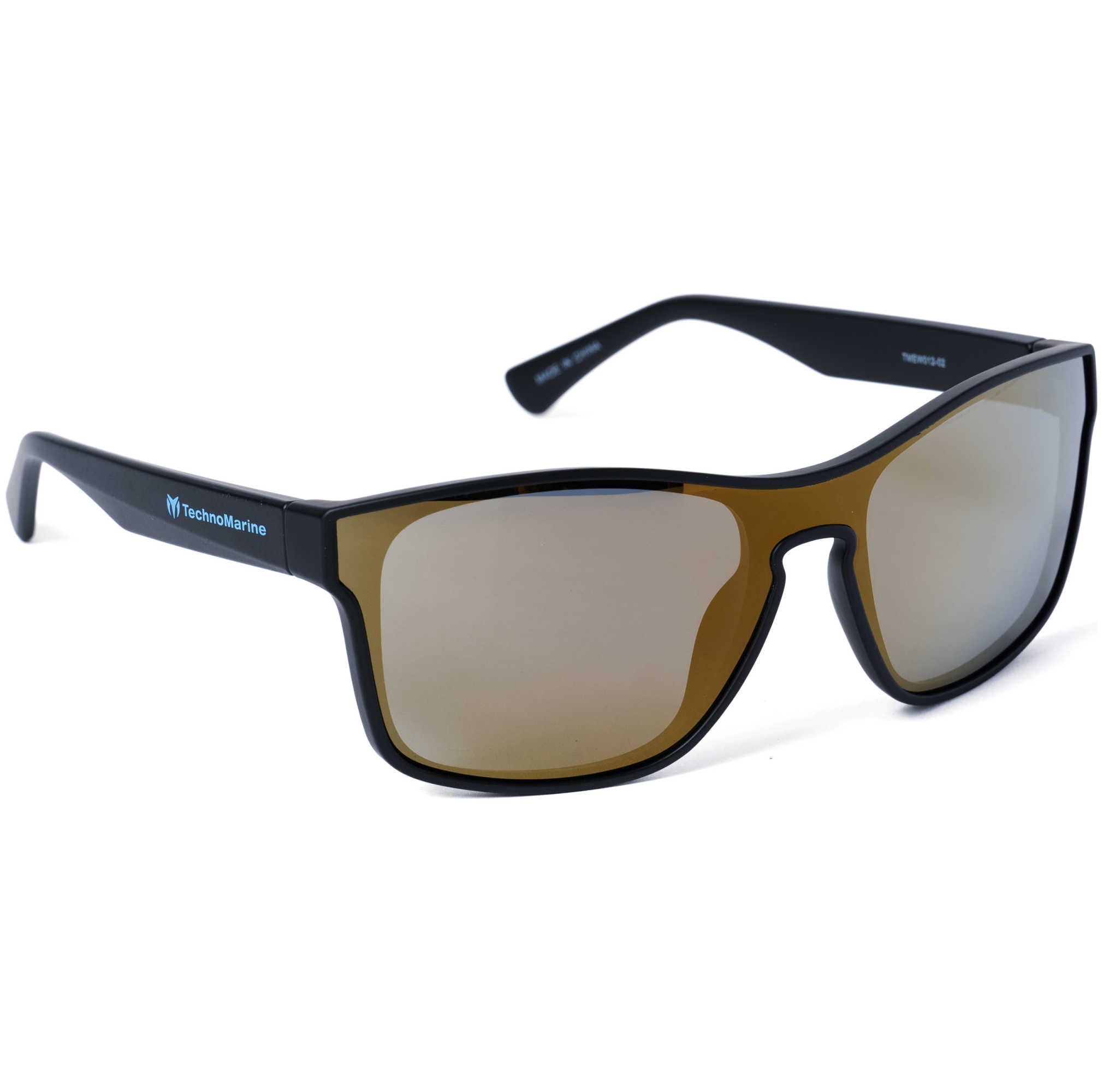 TechnoMarine Unisex 45 mm Black Sunglasses