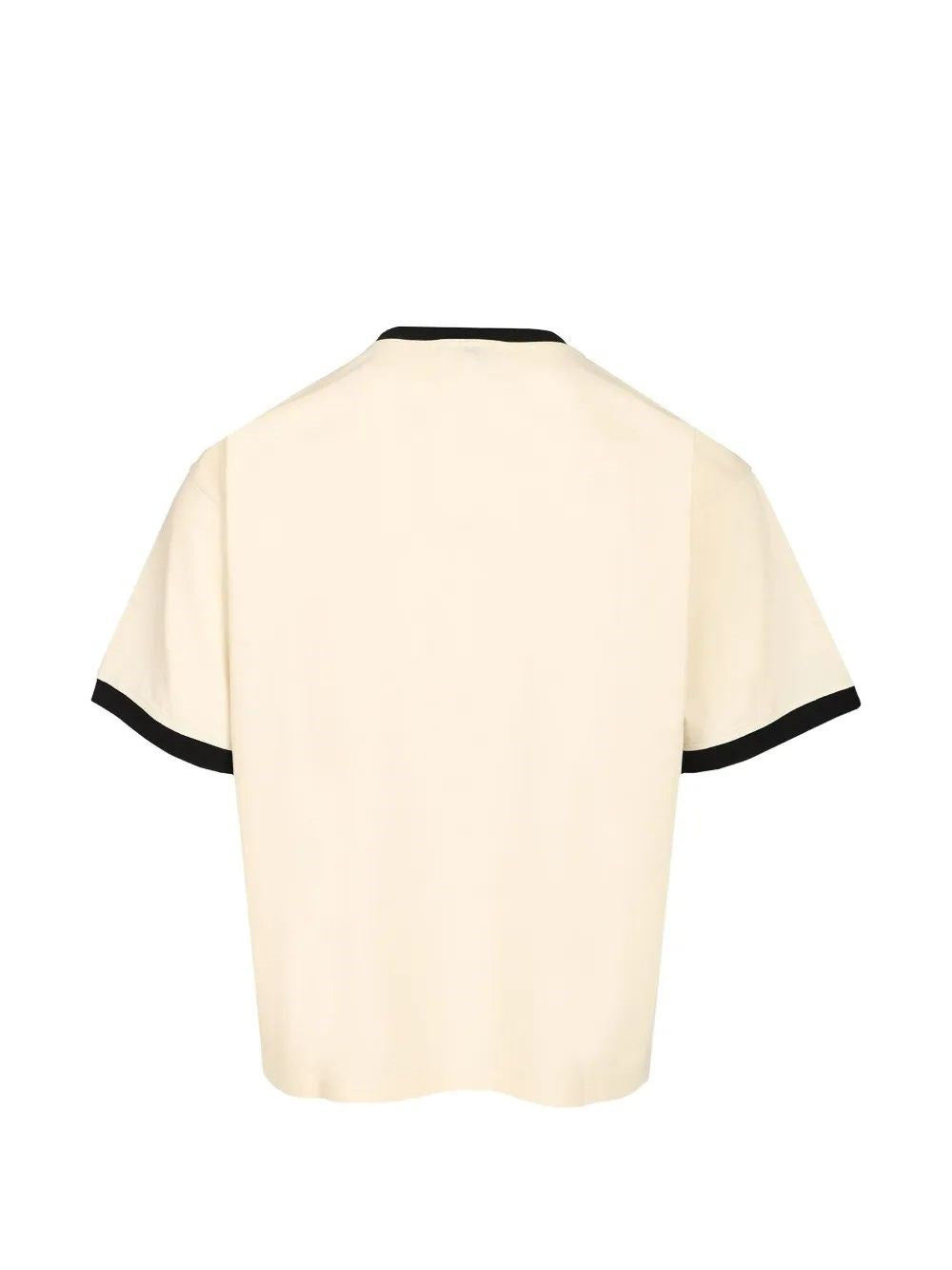 Versace Men Cotton Jersey T-Shirt With Print