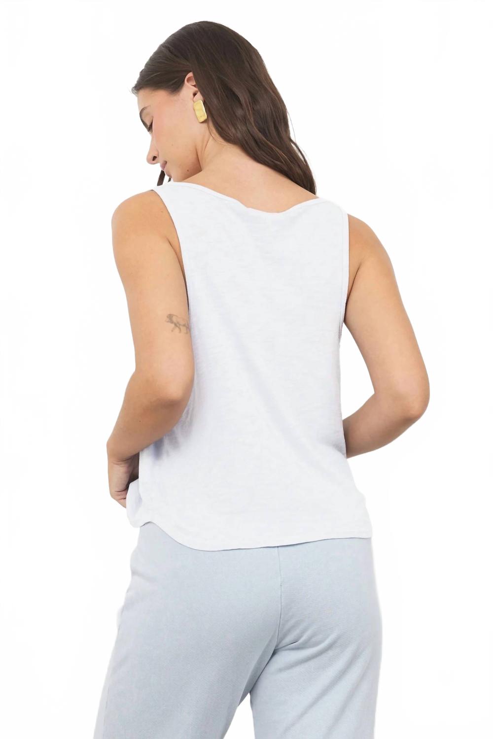 New Boyfriend Tank In White