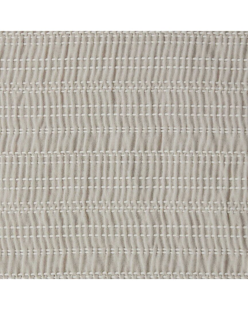 Kenneth Cole Reaction 94 Thread Count Stitched Gauze Jacquard Comforter Set