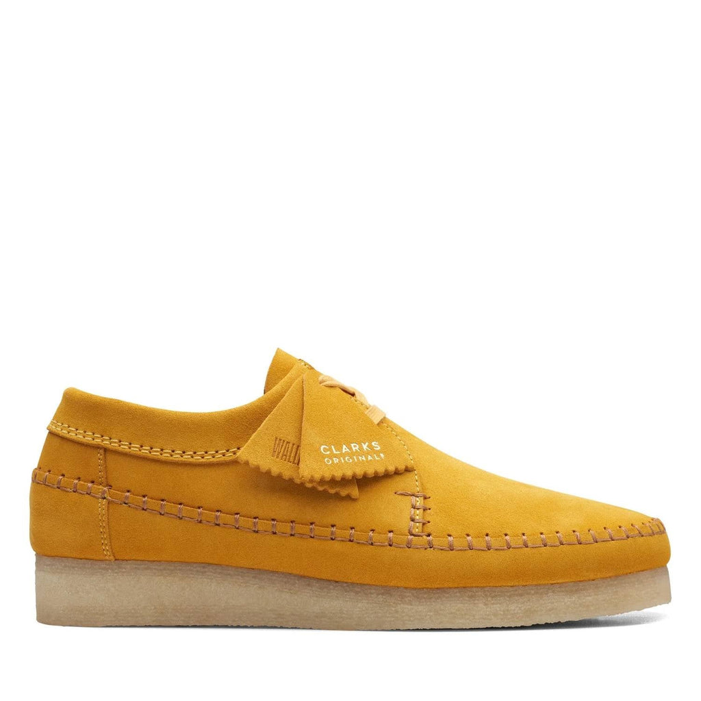 Men's Weaver Shoes In Mustard Suede