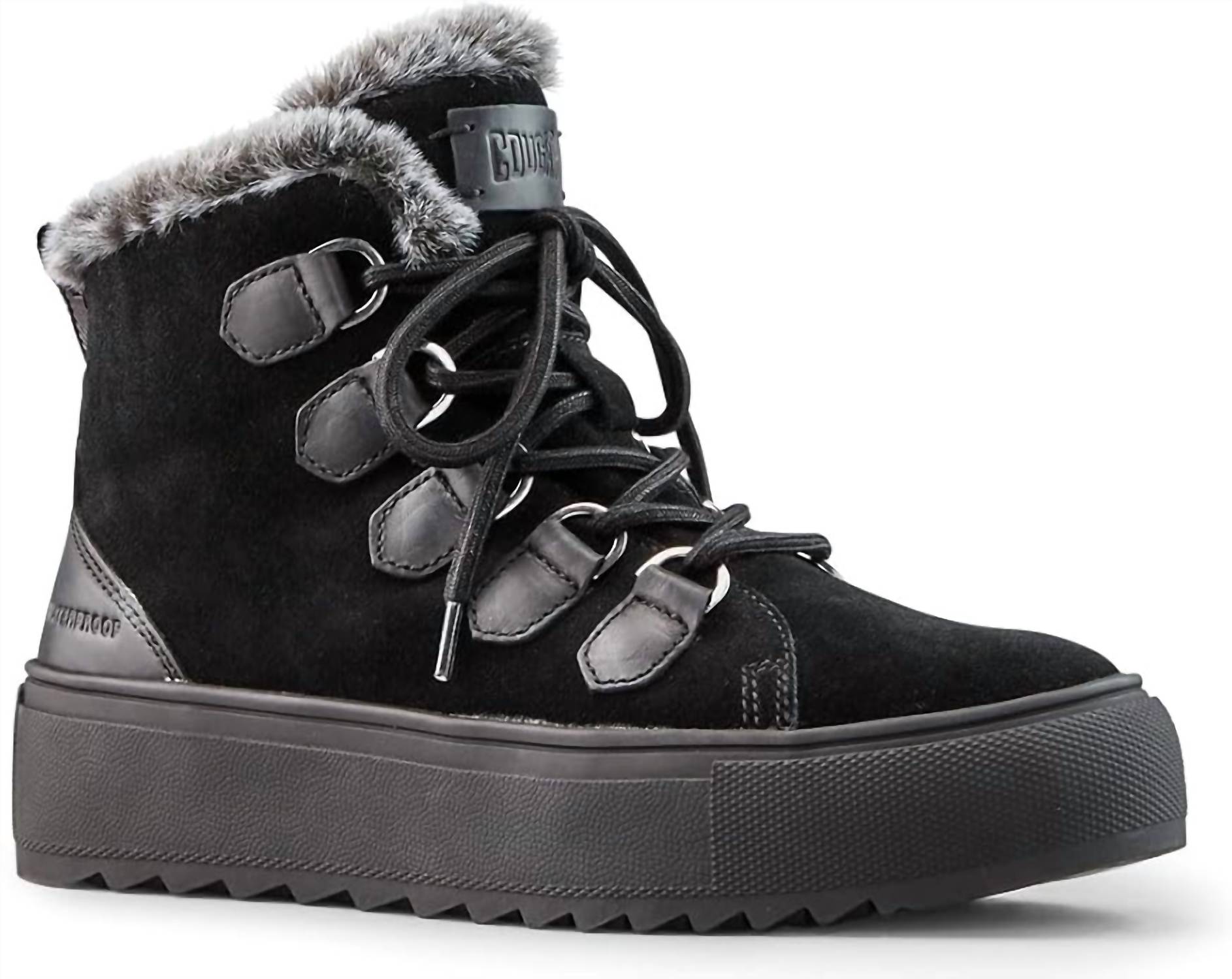 Women's Avril Winter Ankle Boots In Black All