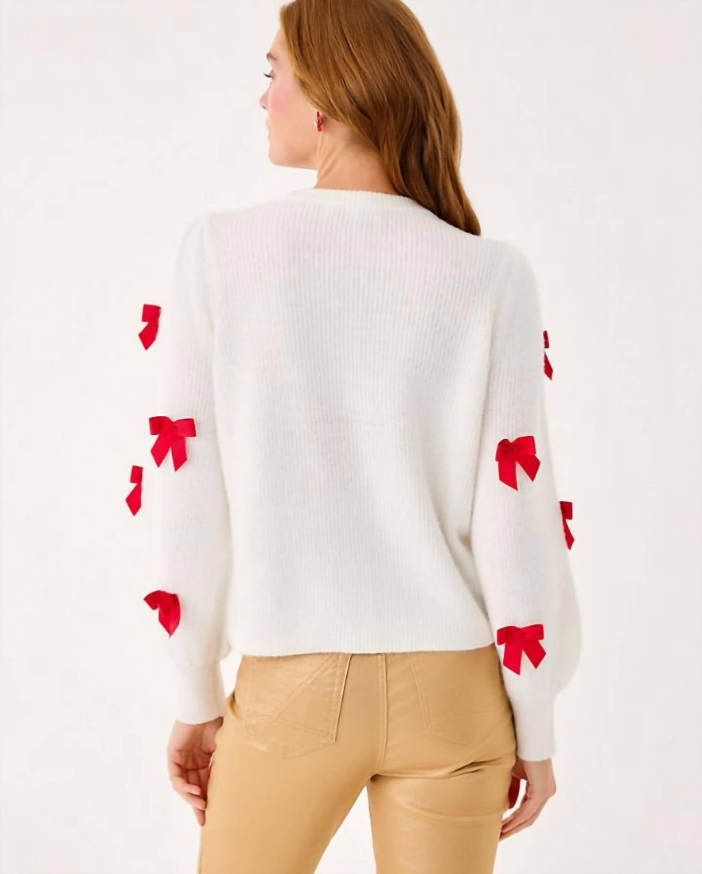 Zarie Cardigan In Coconut Party Bows