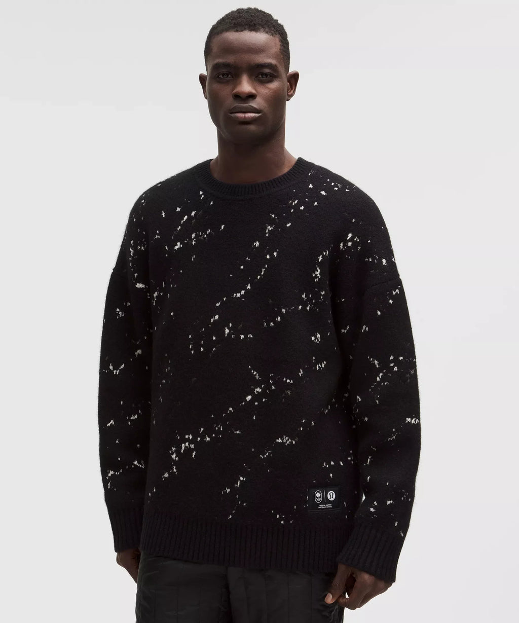 Team Canada Men's Alpaca-Blend Jacquard Sweater