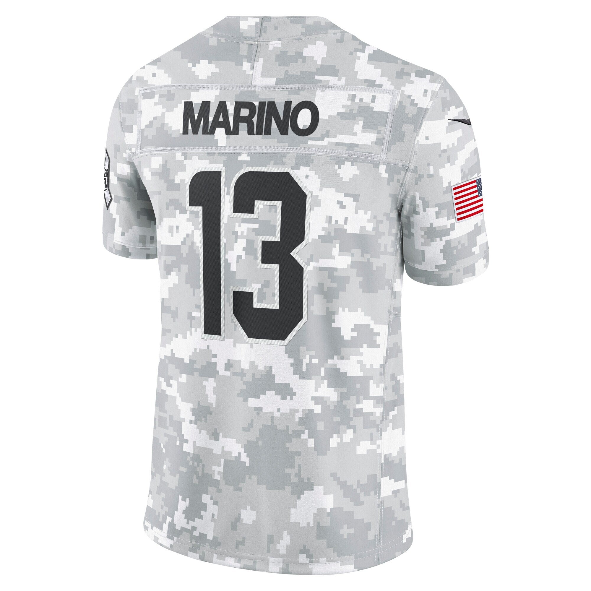 Dan Marino Miami Dolphins Nike 2024 Salute to Service Retired   Limited Jersey - Arctic Camo