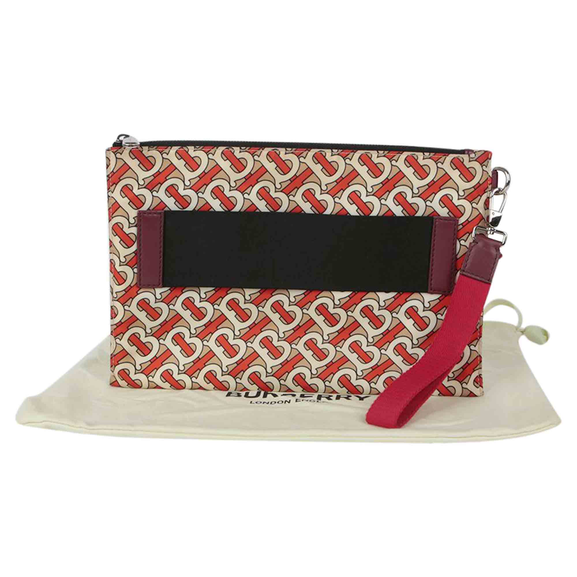 Monogram Strap Clutch