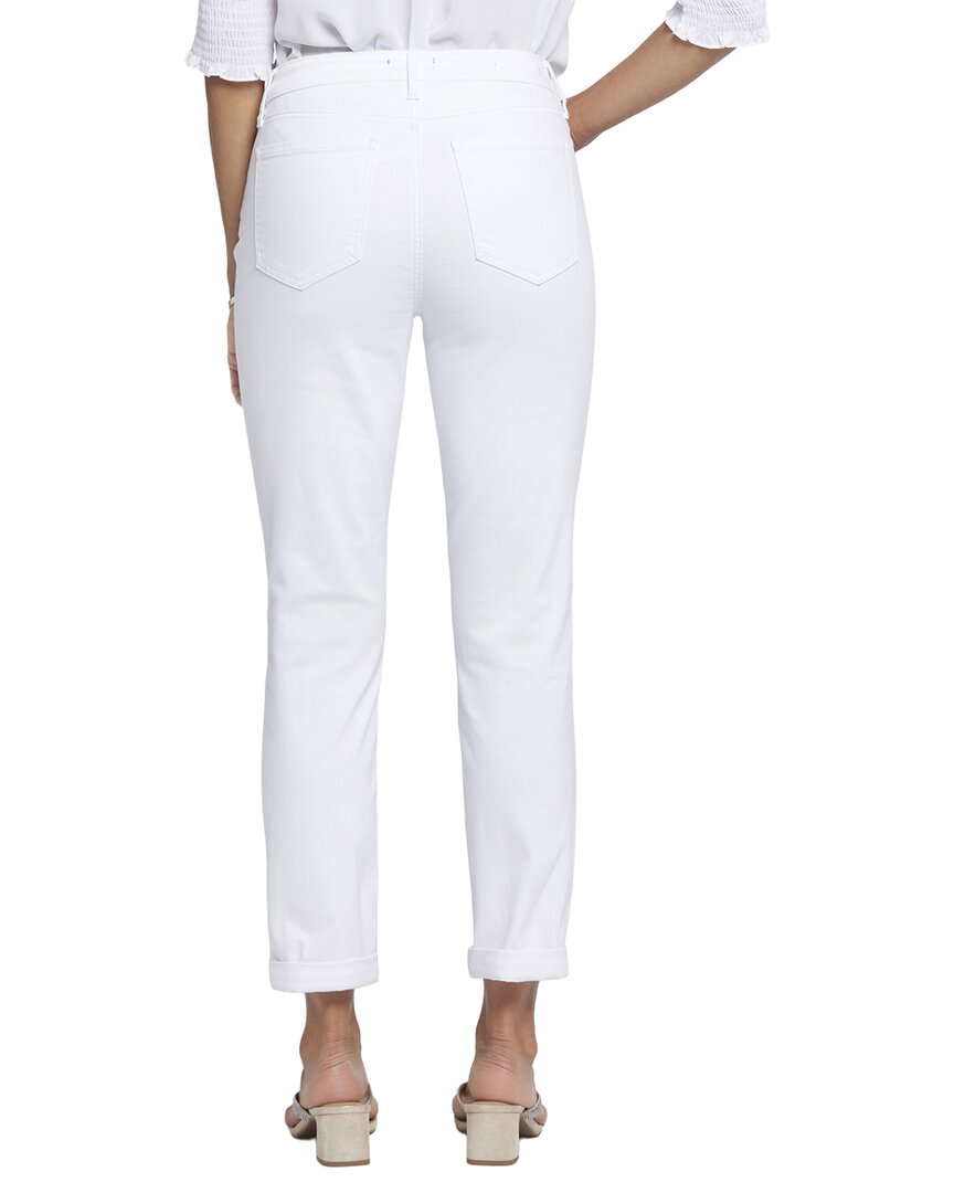 NYDJ Petite Margot Optic White Girlfriend Jean