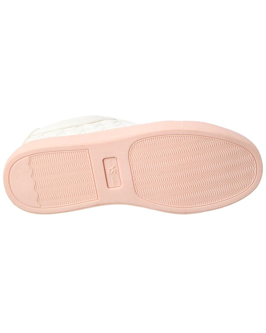 Yosi Samra Miss Ari Hearts Leather Sneaker