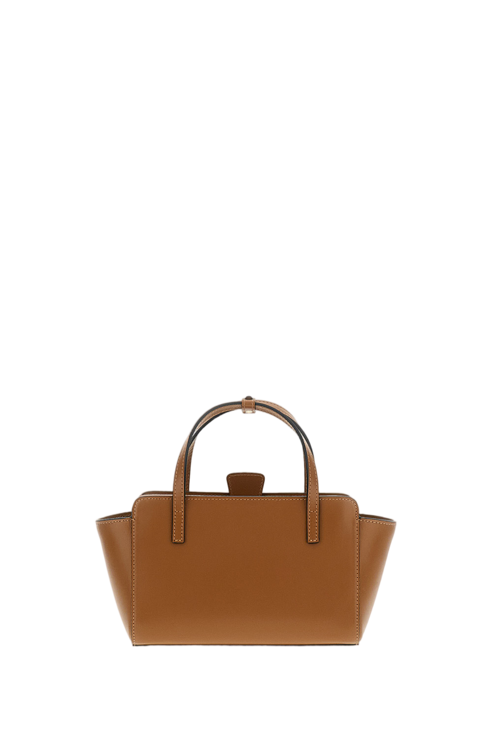 Brown Flap S Leather Crossbody Bag