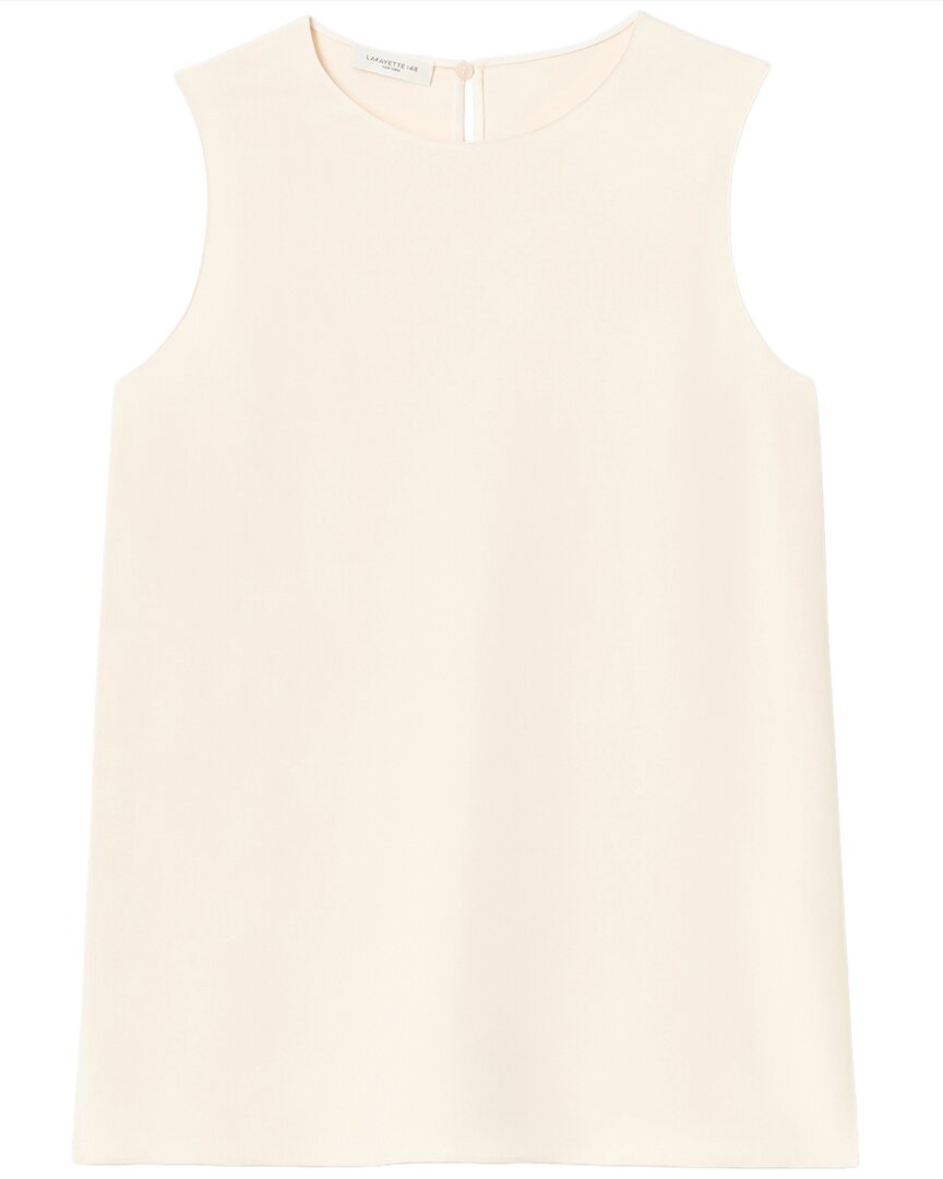 Lafayette 148 New York Plus Adela Silk-Blend Blouse