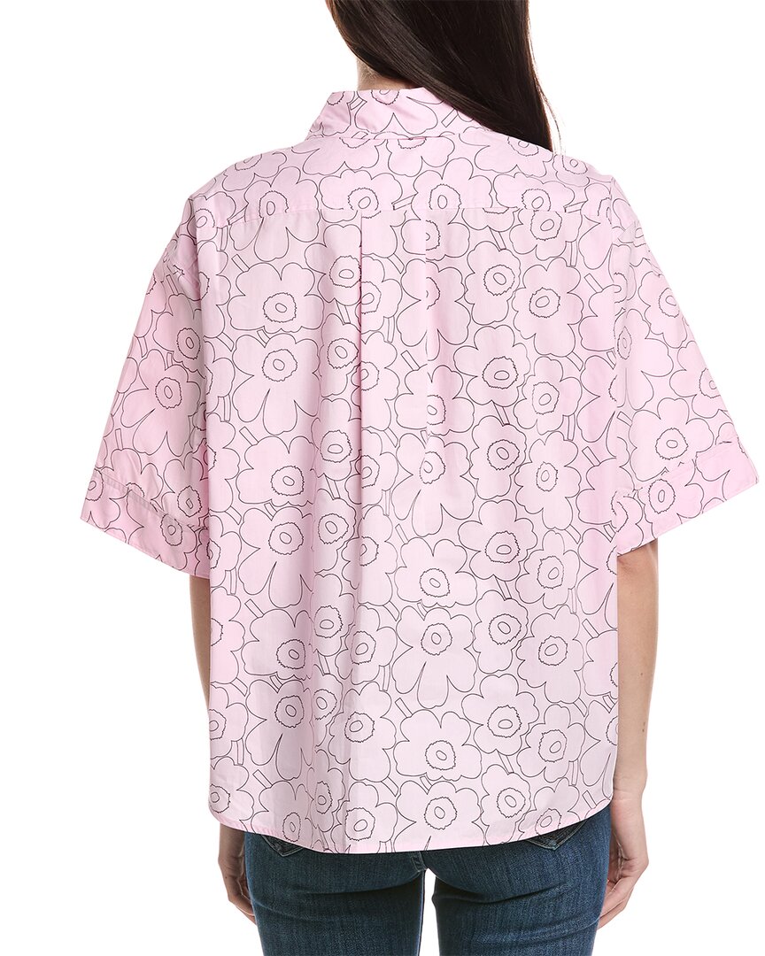 Marimekko Standardi Piirto Unikko Button Front Shirt