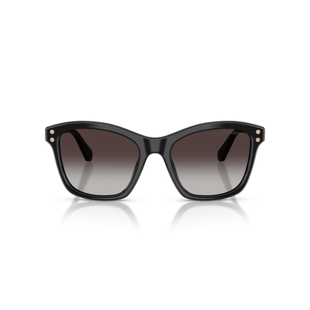 0Sk6063 Bold Square Frame Sunglasses with Crystal Embellishments