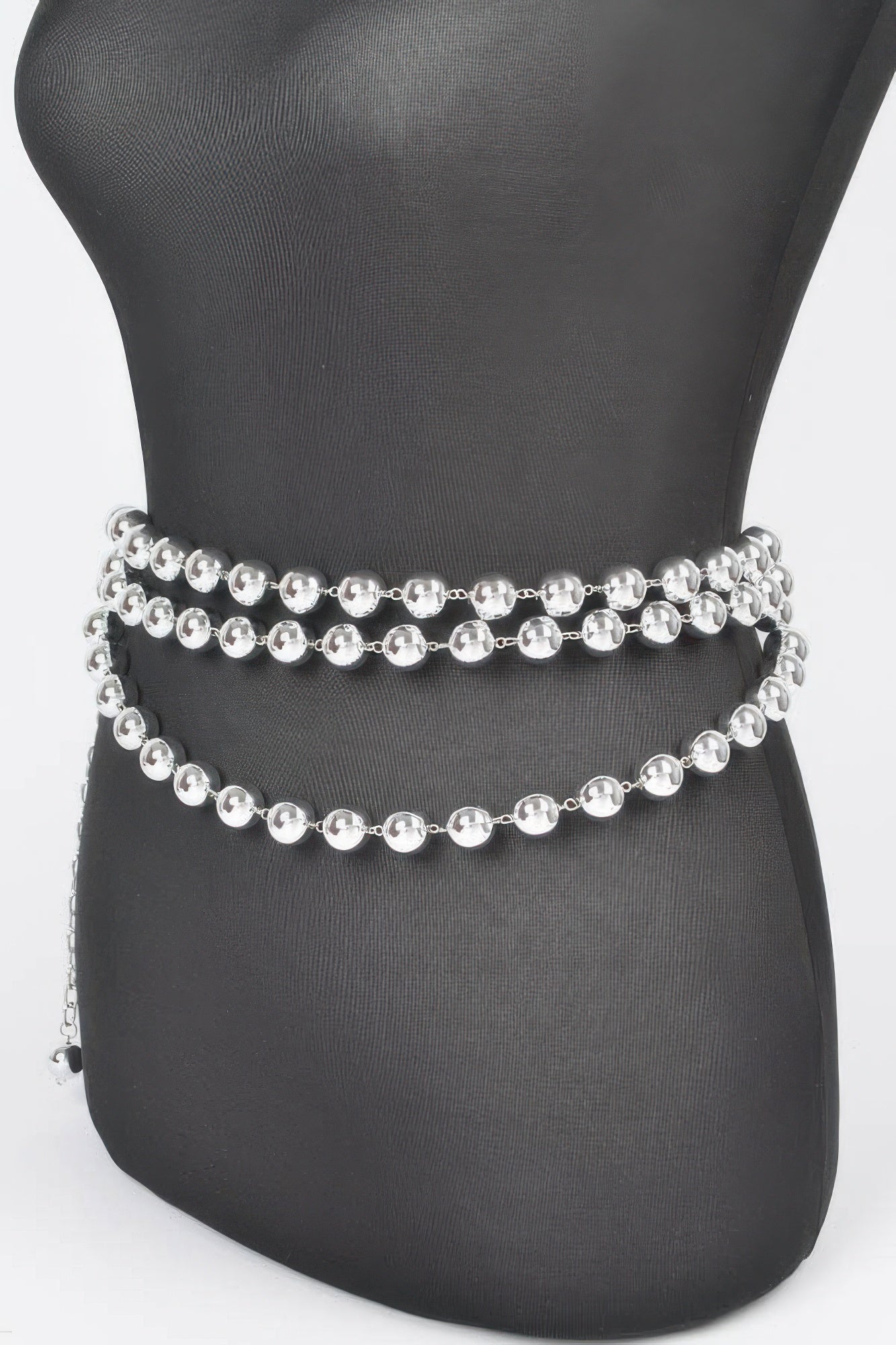 Multi Layered Ccb Ball Chain Belt