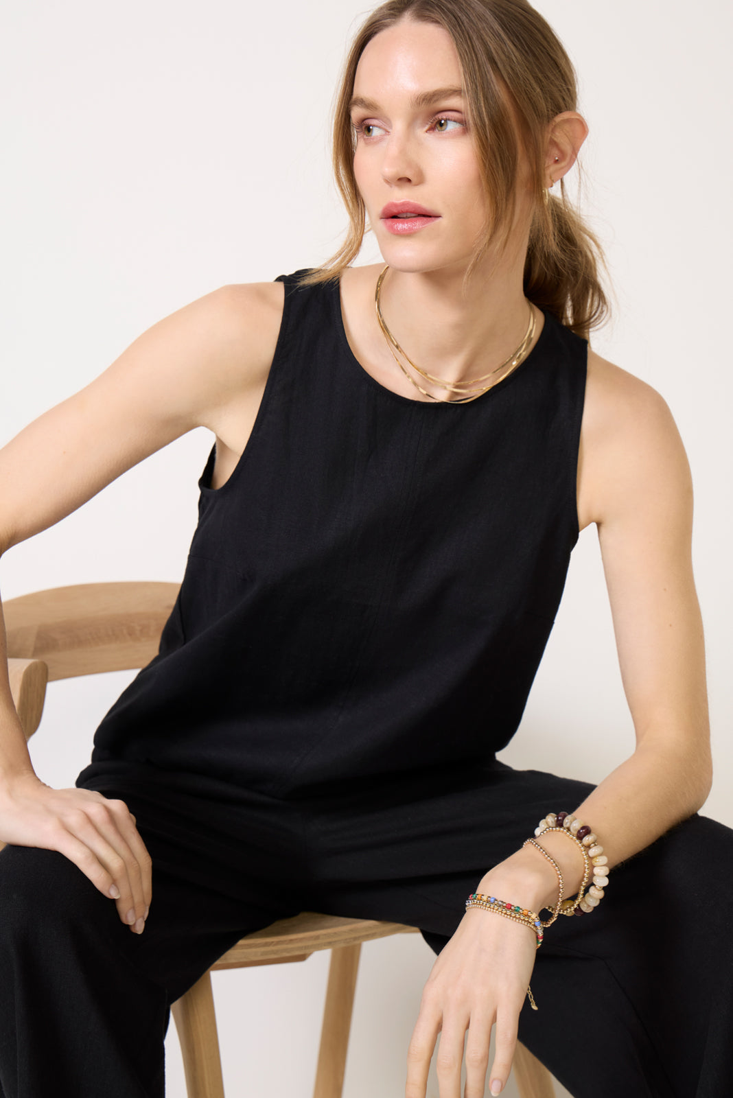 Women's Tessa Linen Shell Top