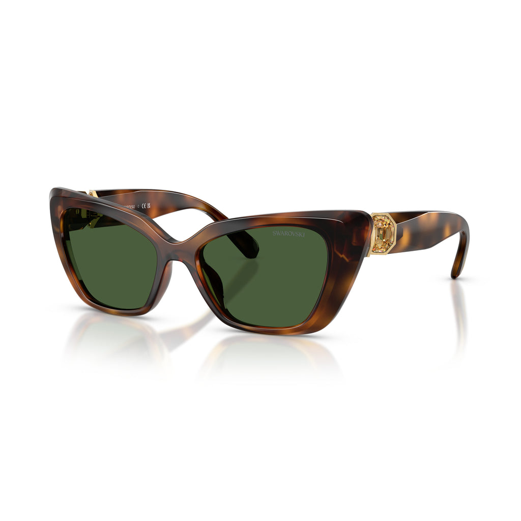 0Sk6047 Cat-Eye Sunglasses with Tortoiseshell Frame