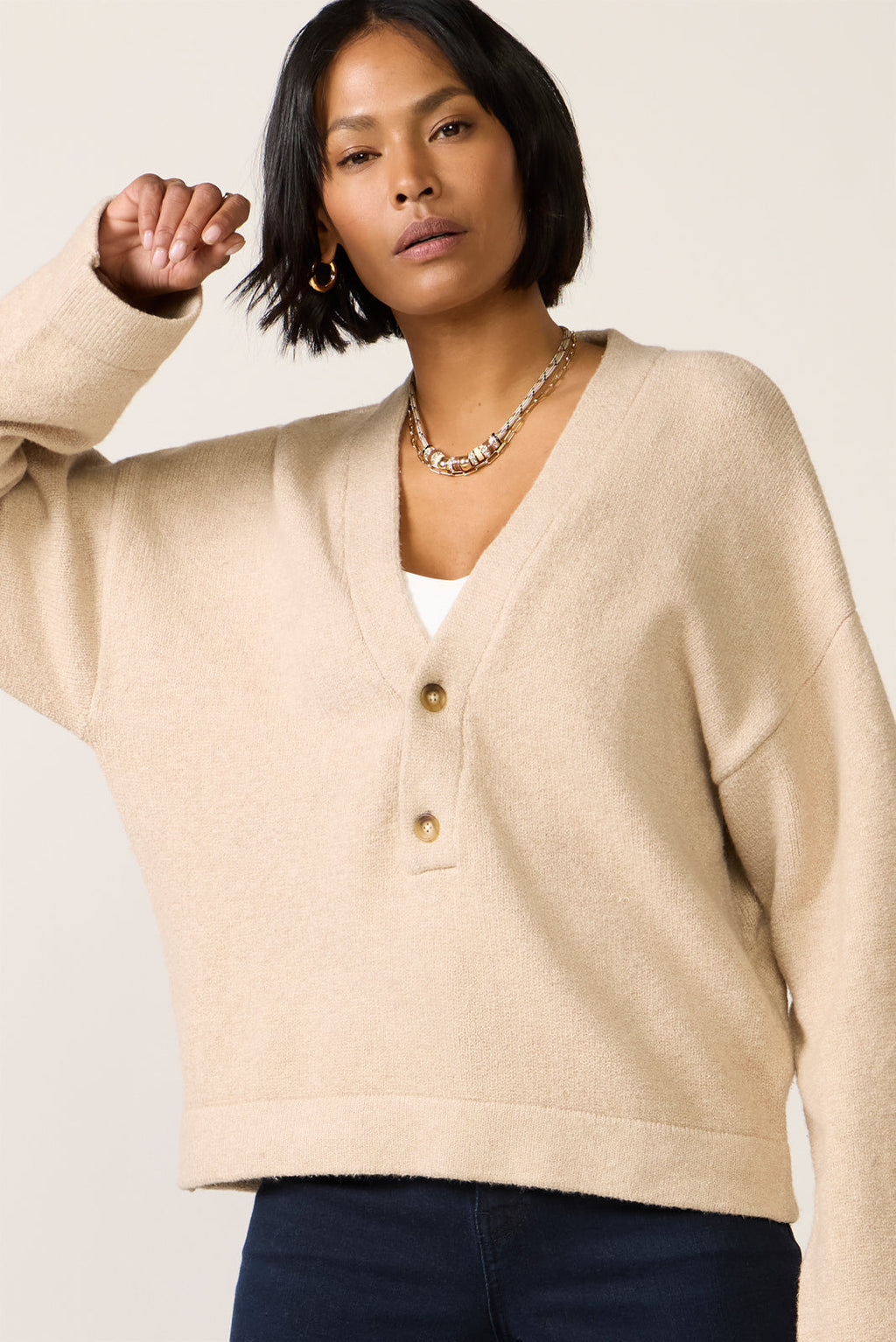 Women's Jackson V Neck Popover Top
