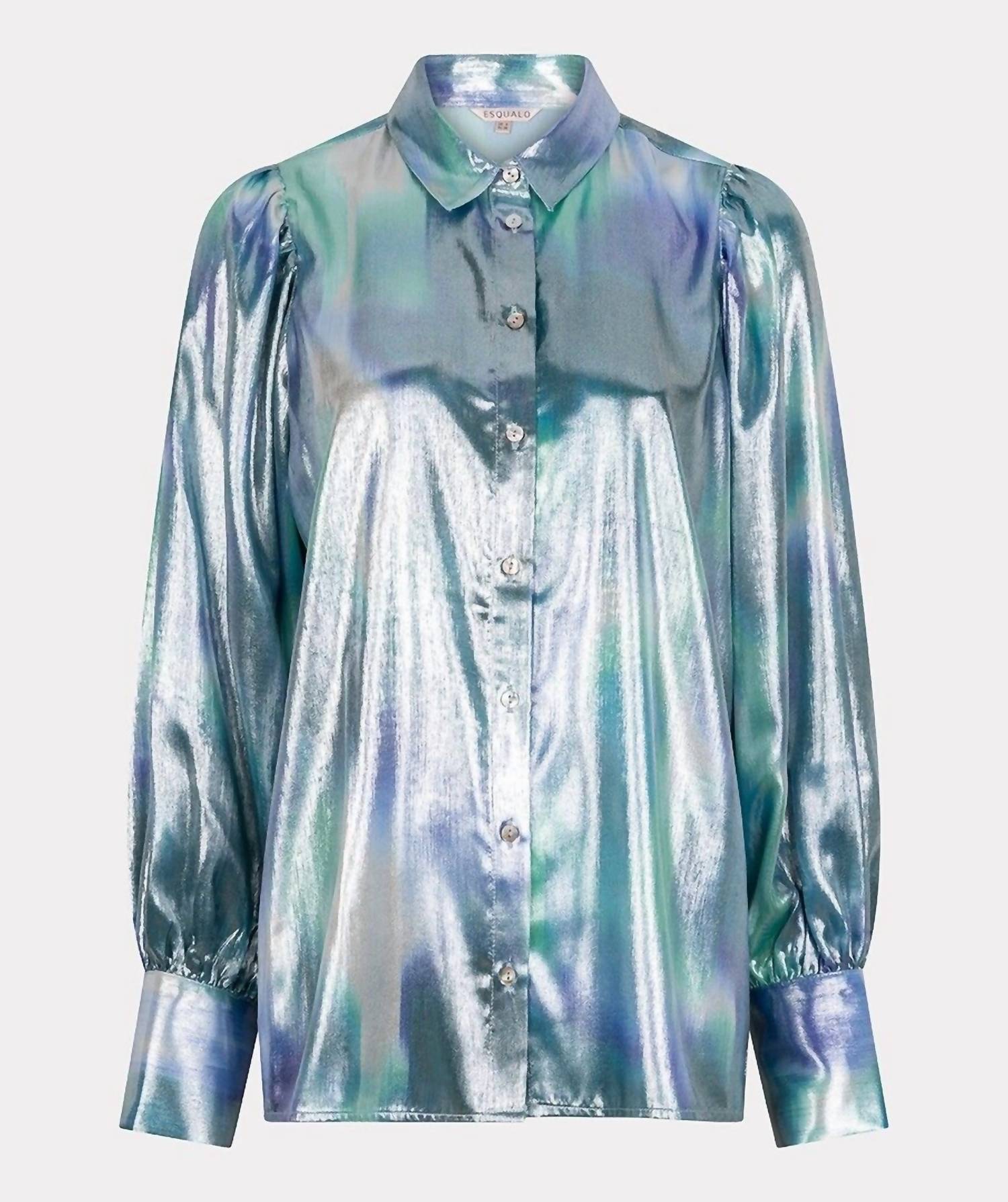 Faded Vibrance Blouse In Multi
