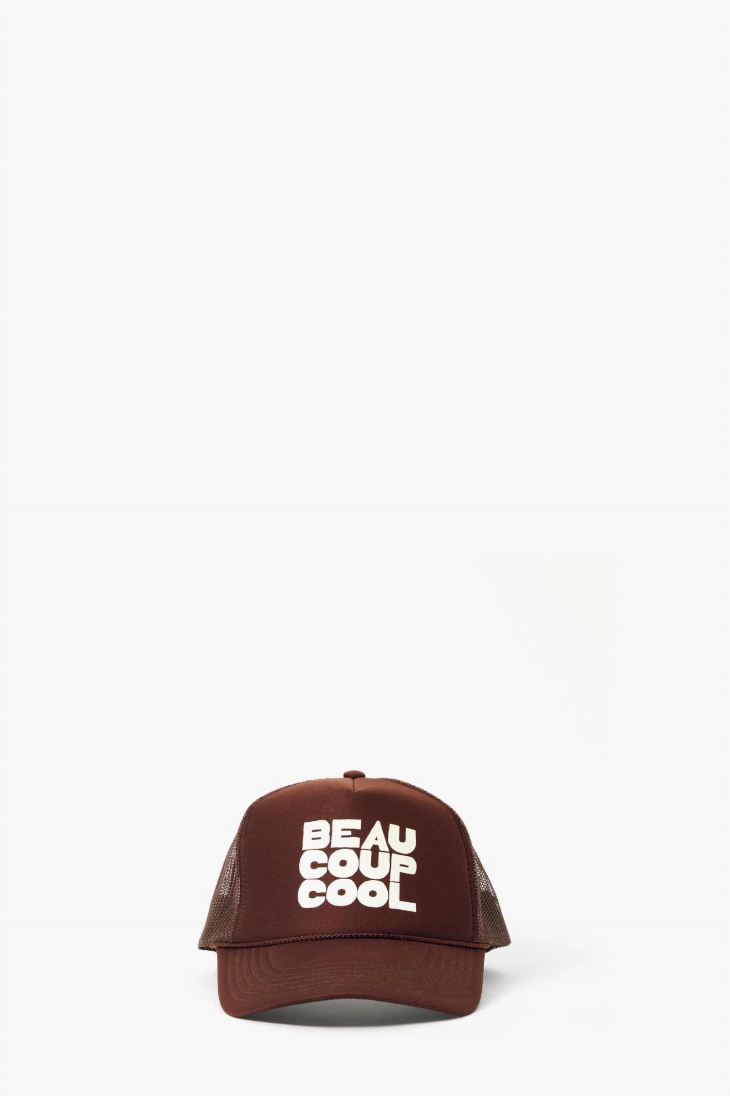 Women's Trucker Hat In Chocolate
