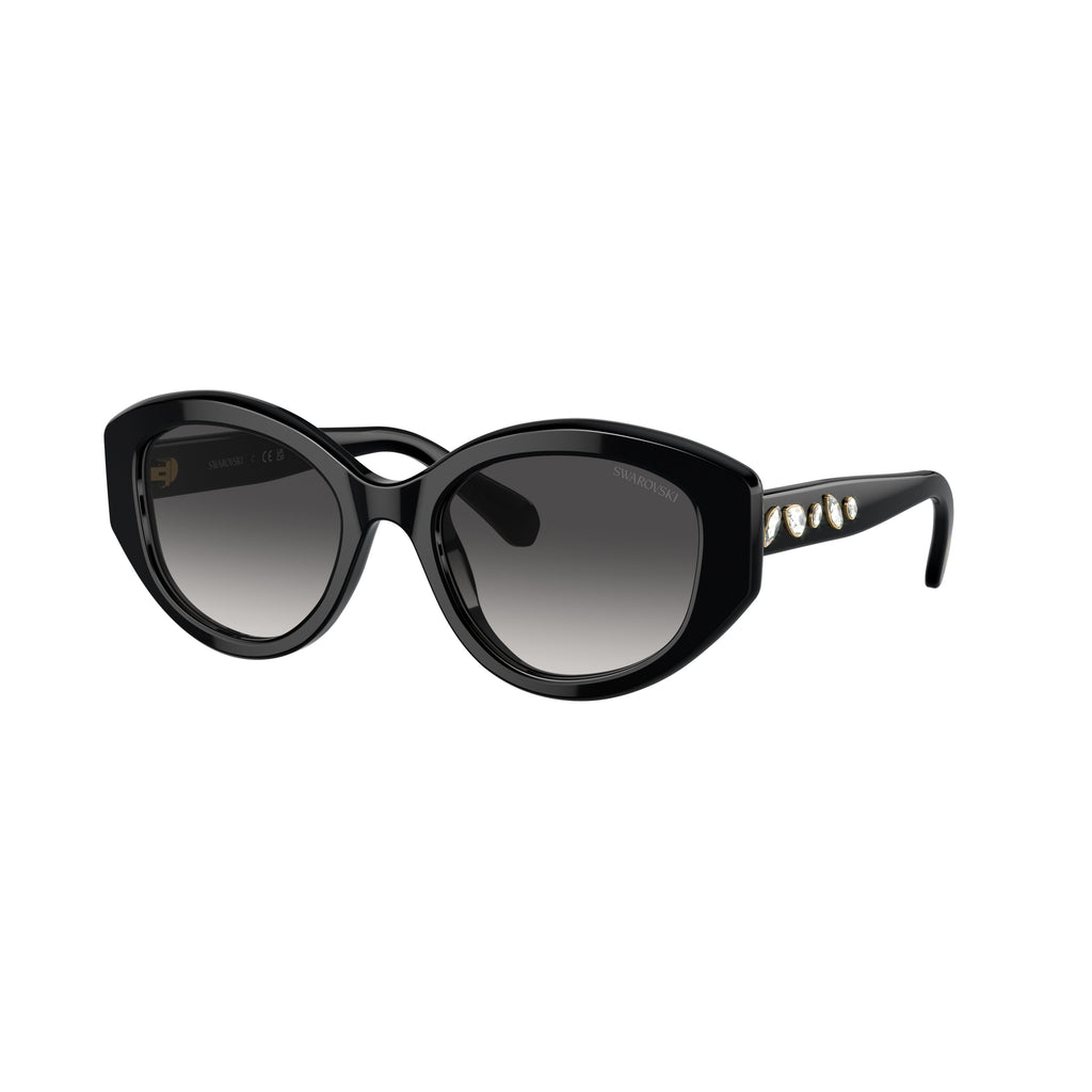 0Sk6005 Oversized Cat-Eye Sunglasses with Crystal Embellishments