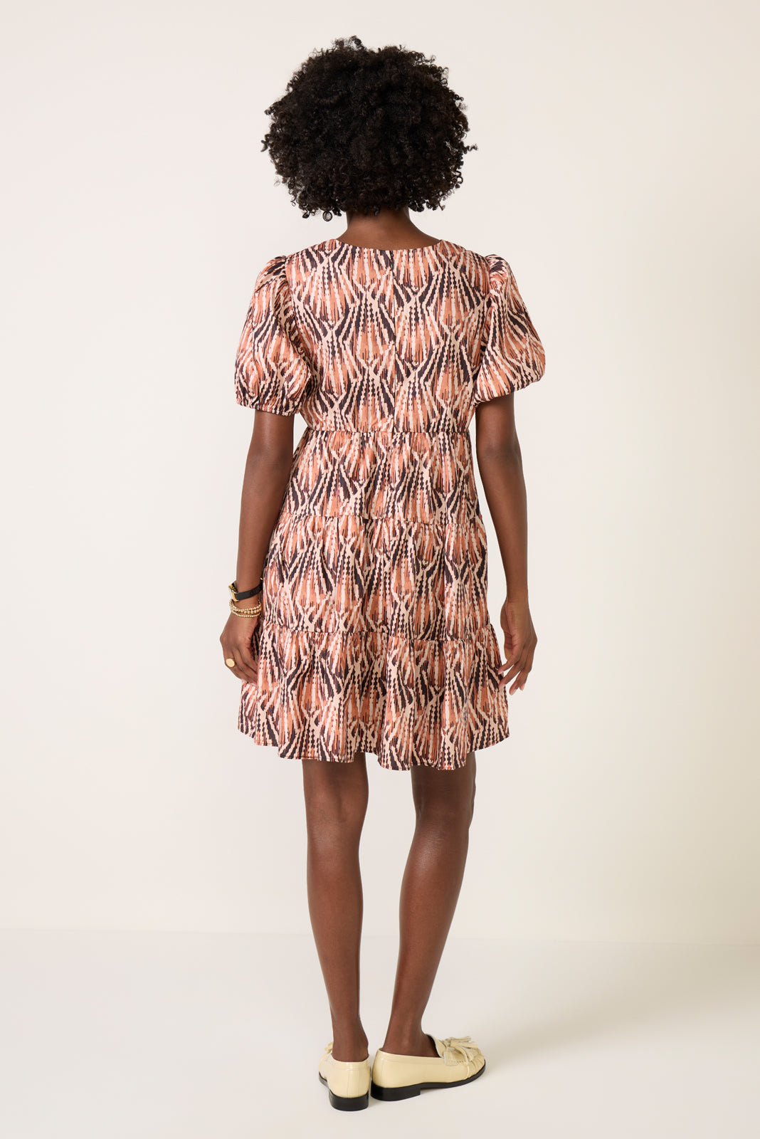 Women's SS V Neck Mini Dress