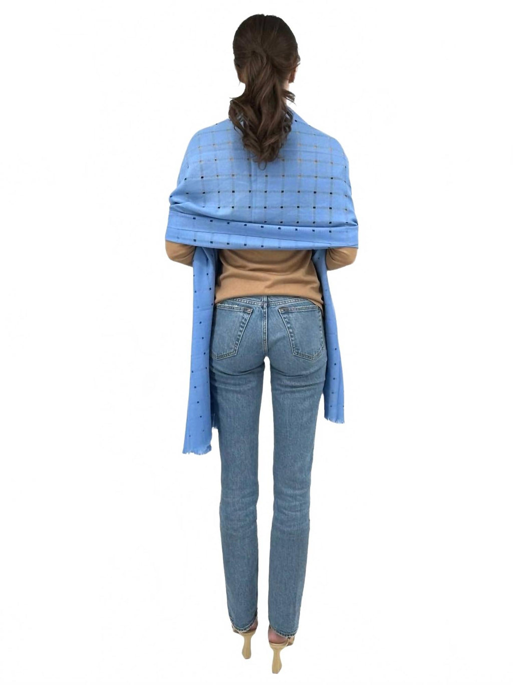 Open Weave Shawl In Como