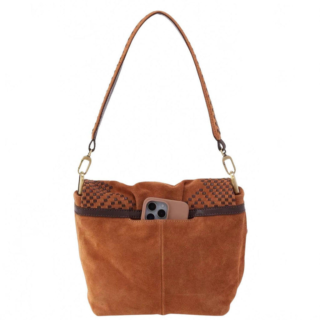 Harley Convertible Shoulder Bag In Oak Barrel