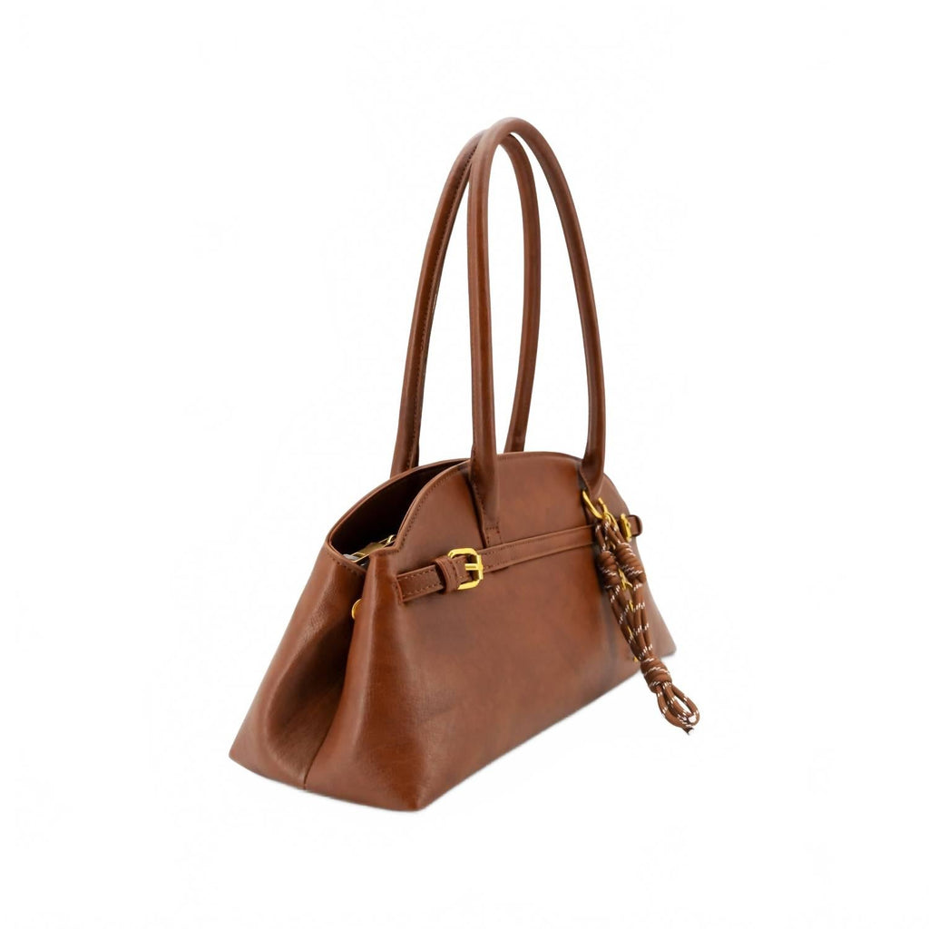 Women's Liorah Crescent Shoulder Bag In Brown