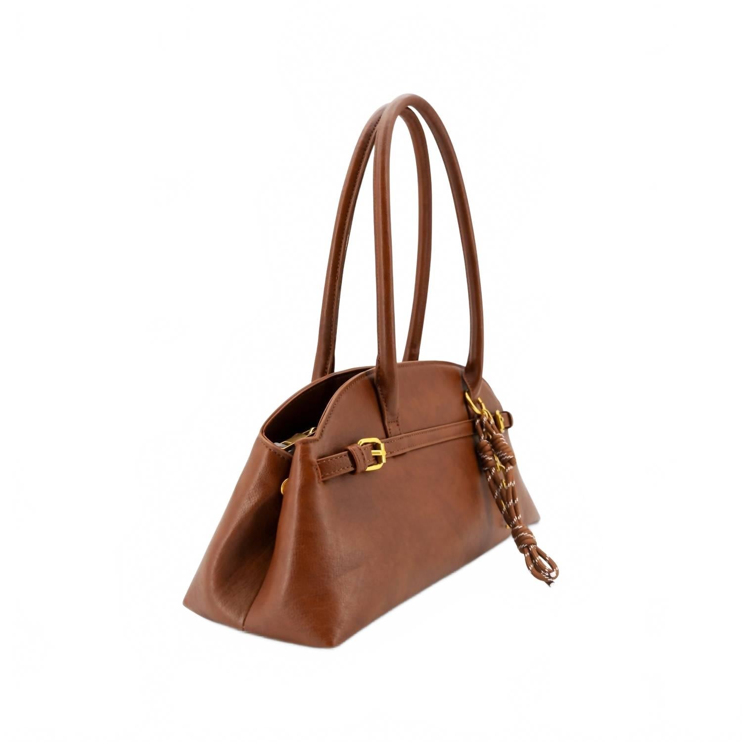 Women's Liorah Crescent Shoulder Bag In Brown
