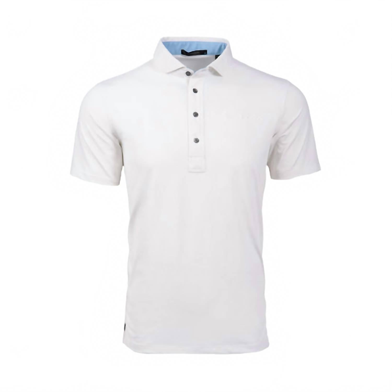 Tala Short Sleeve Polo In Arctic