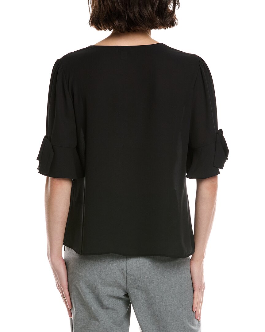 CeCe Flounce Bow Sleeve Top
