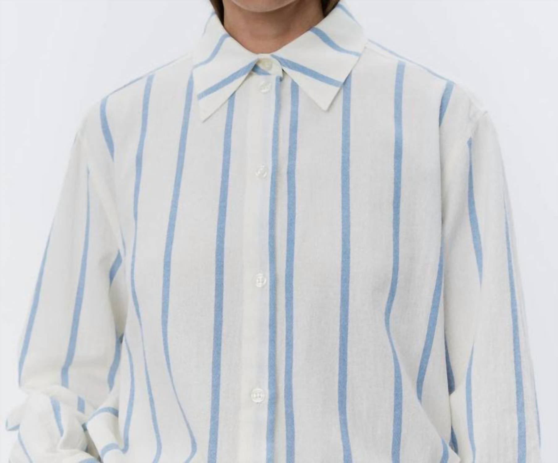 Romy Long Sleeve Shirt In Striped