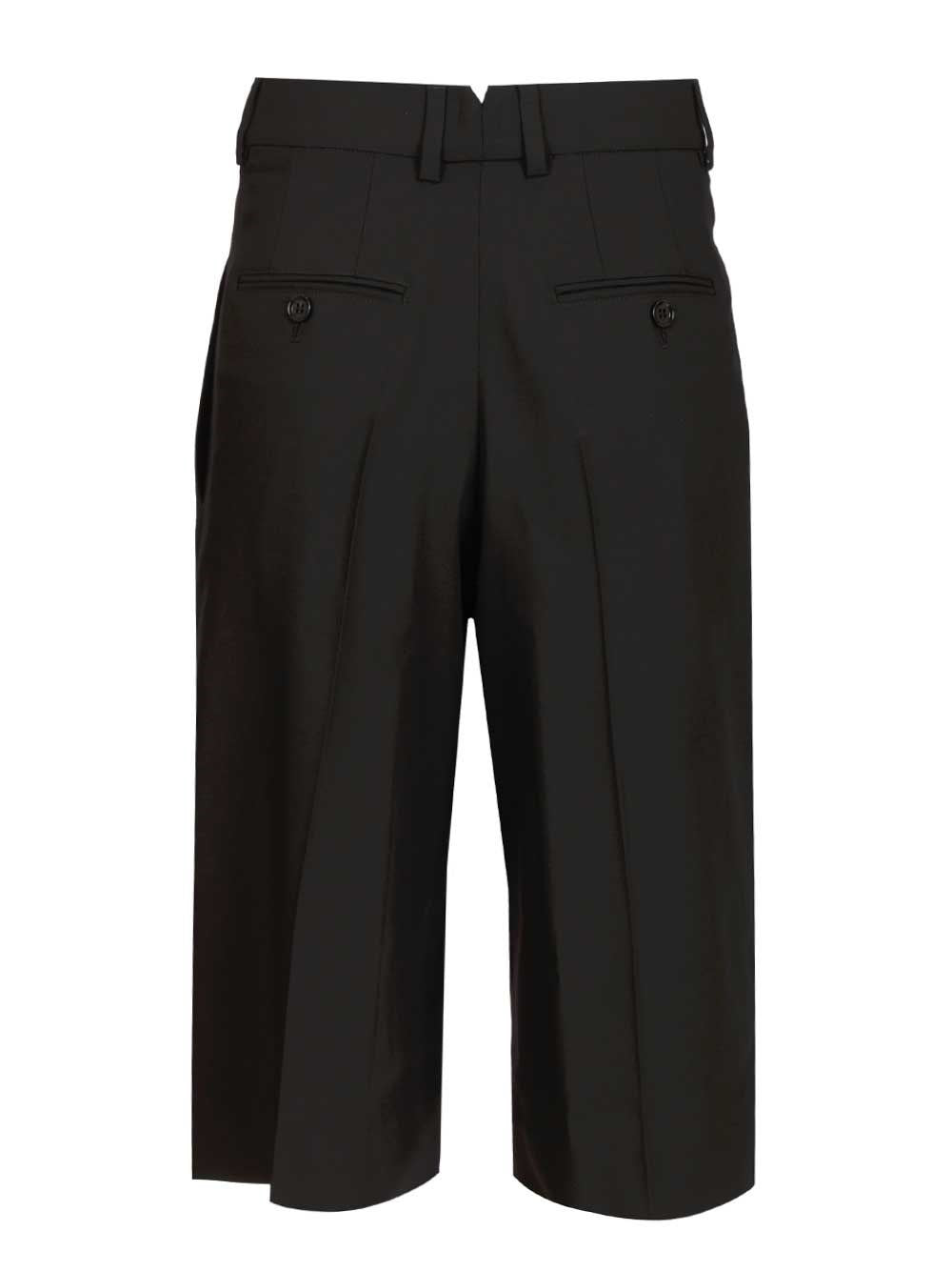 Ami Women Wide-Leg Bermuda Shorts