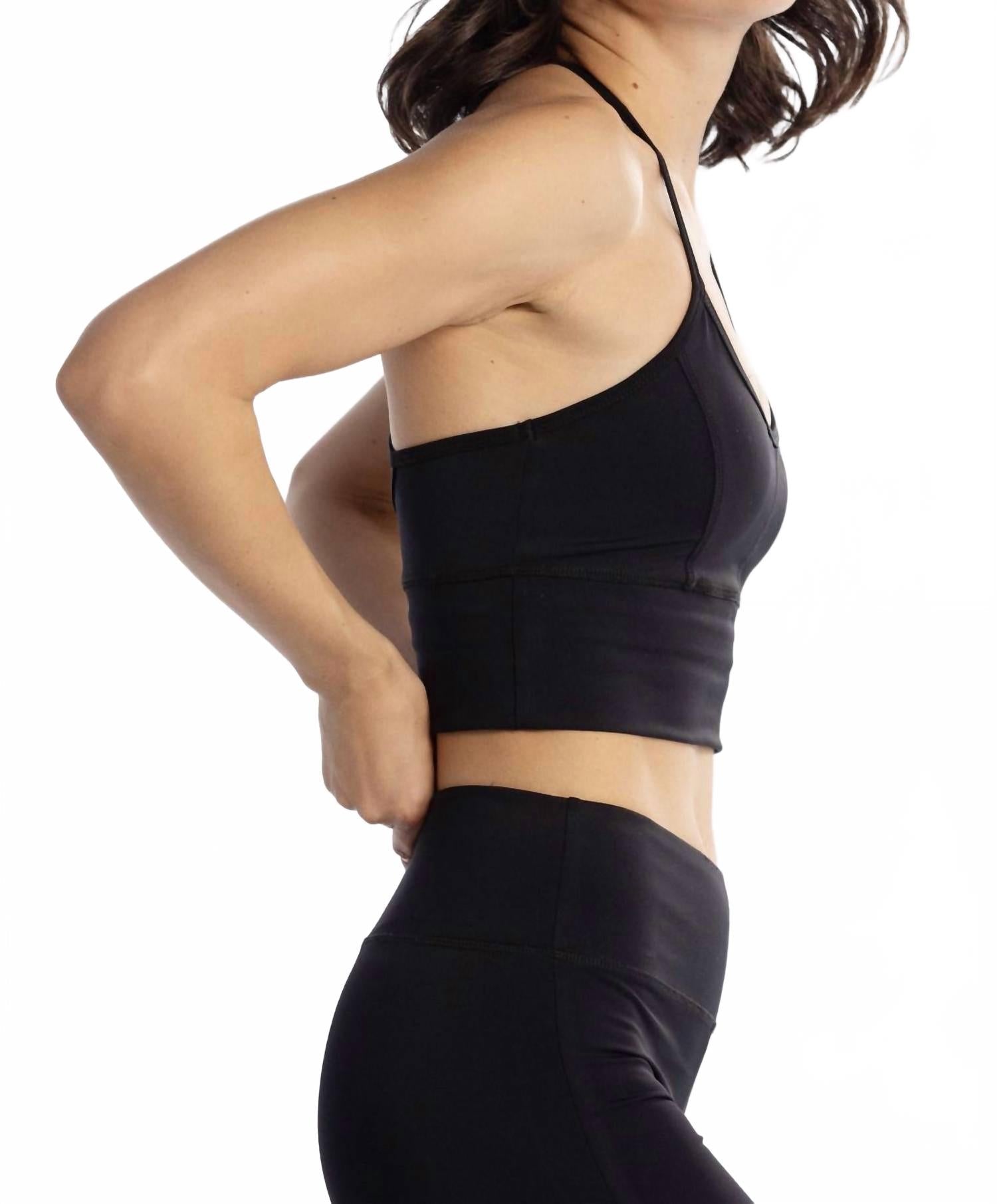 Luxplay Sports Bra In Black
