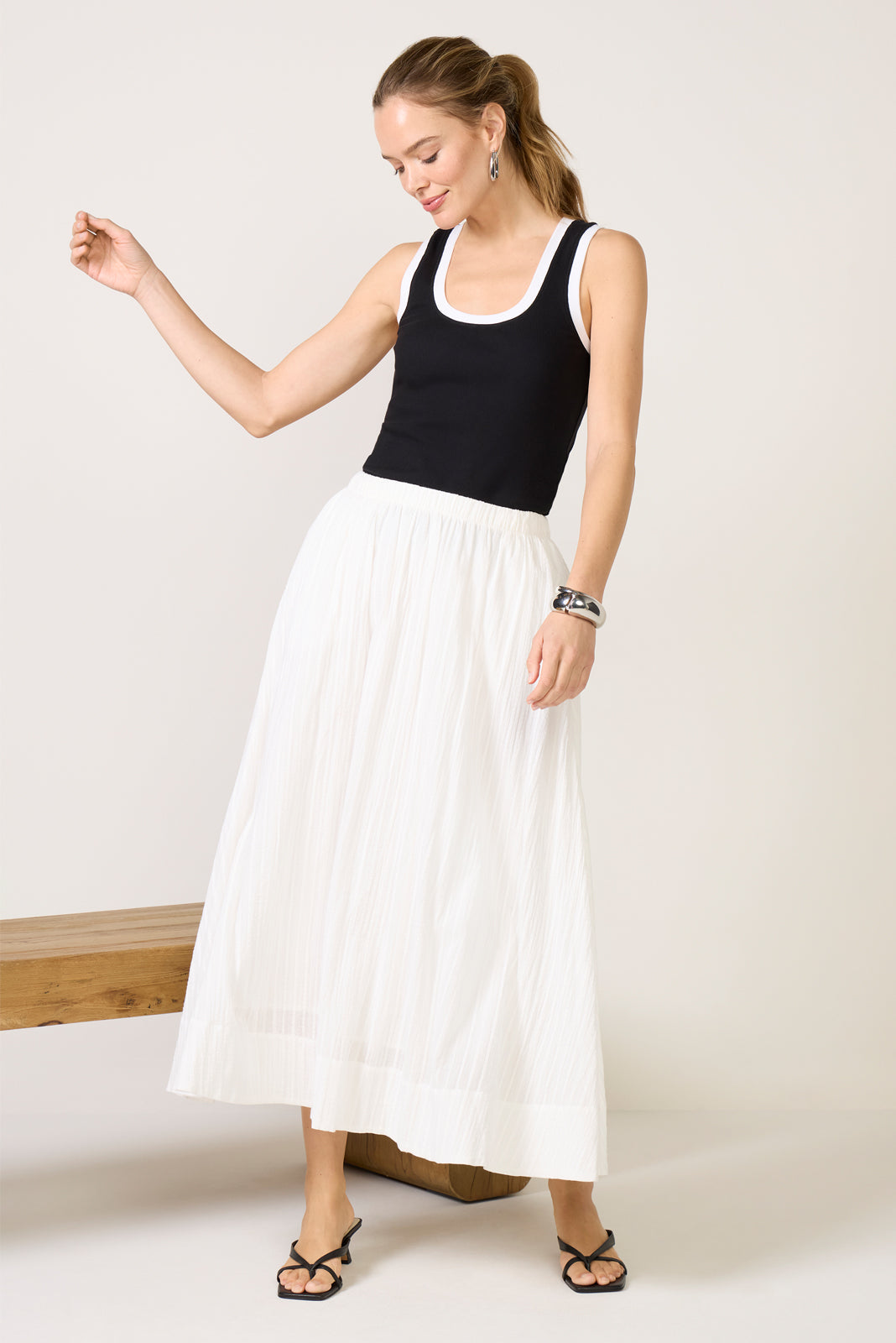 Women's Sirena Colorblocked Rib Tank Top