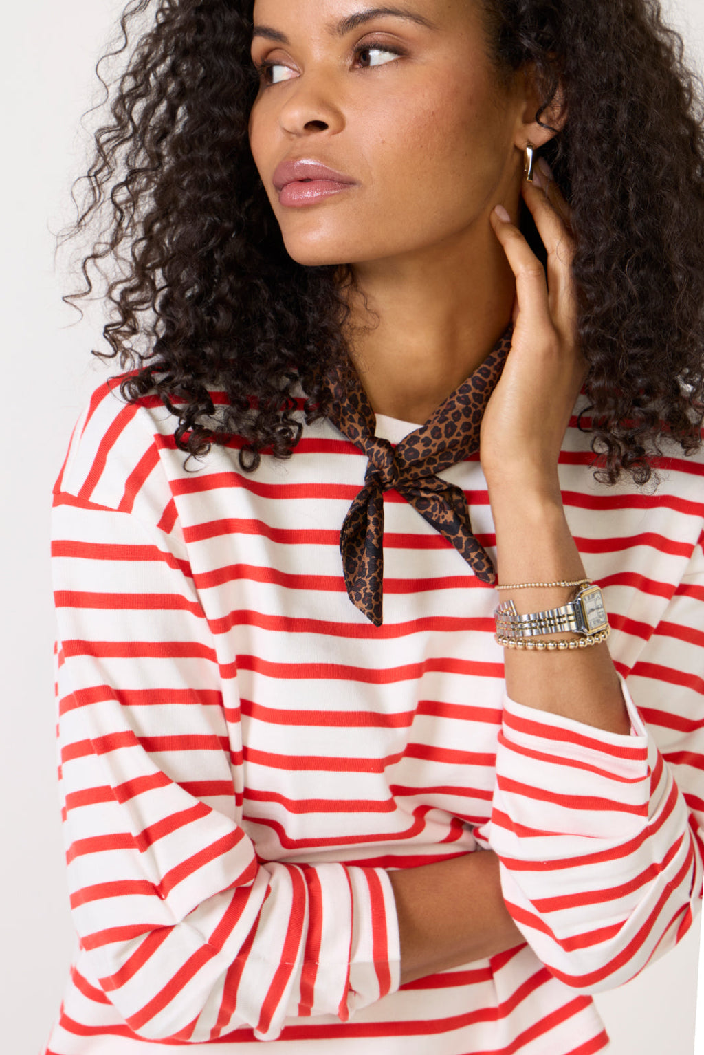 Women's Baily Shirred Sleeve Top