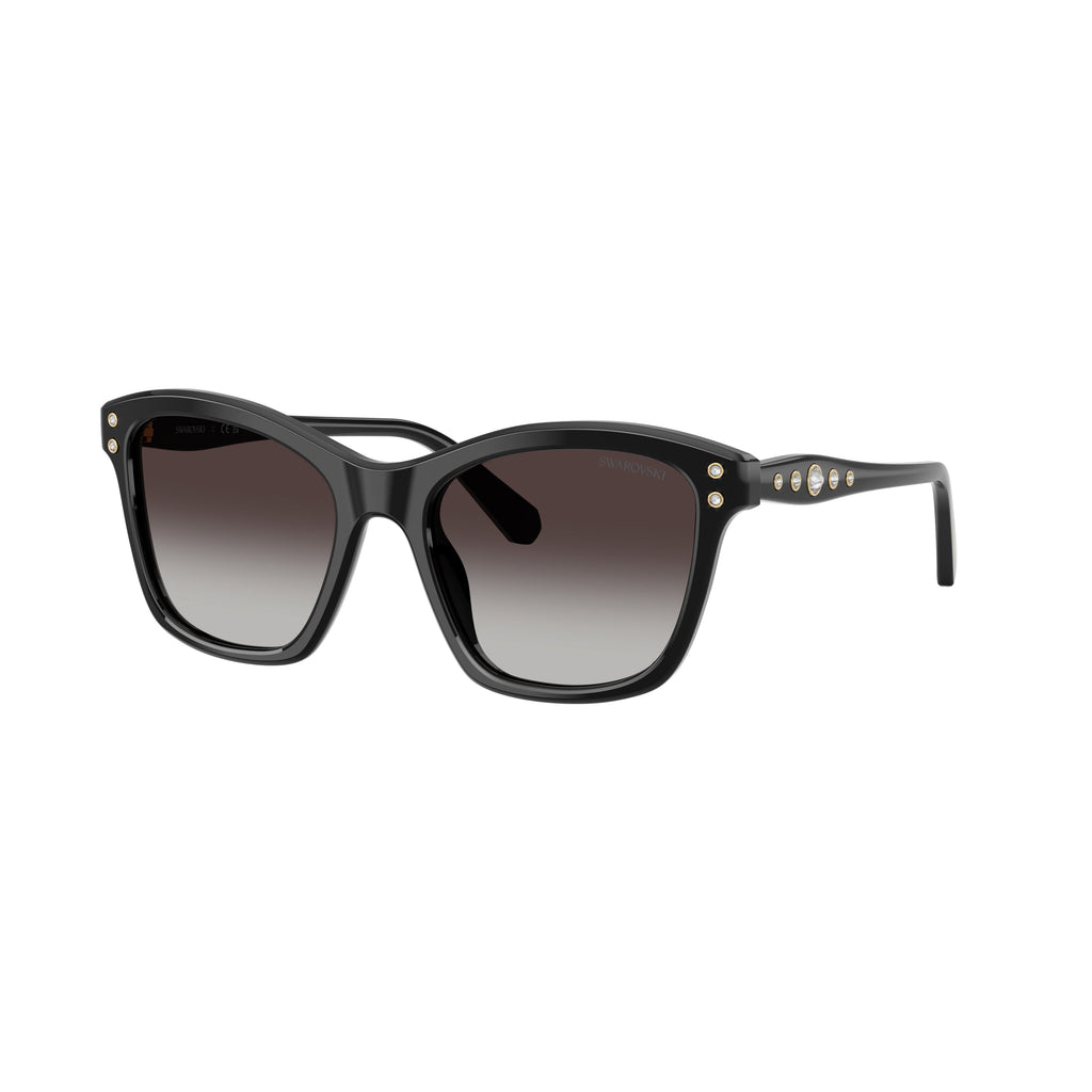 0Sk6063 Bold Square Frame Sunglasses with Crystal Embellishments