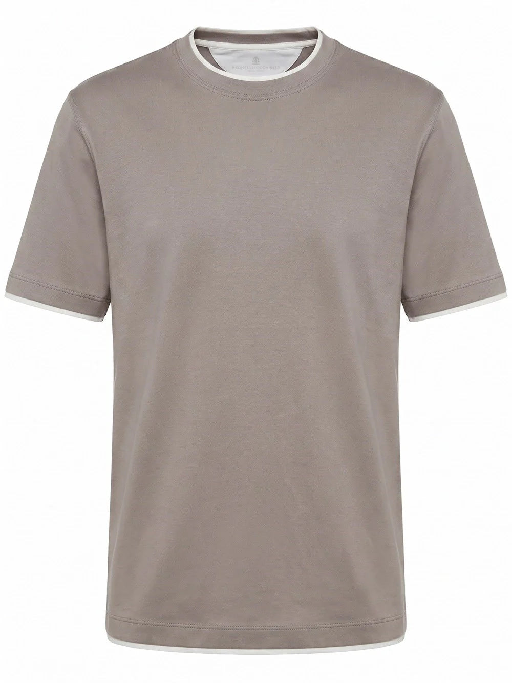 Brunello Cucinelli Men T-Shirt With Faux-Layering