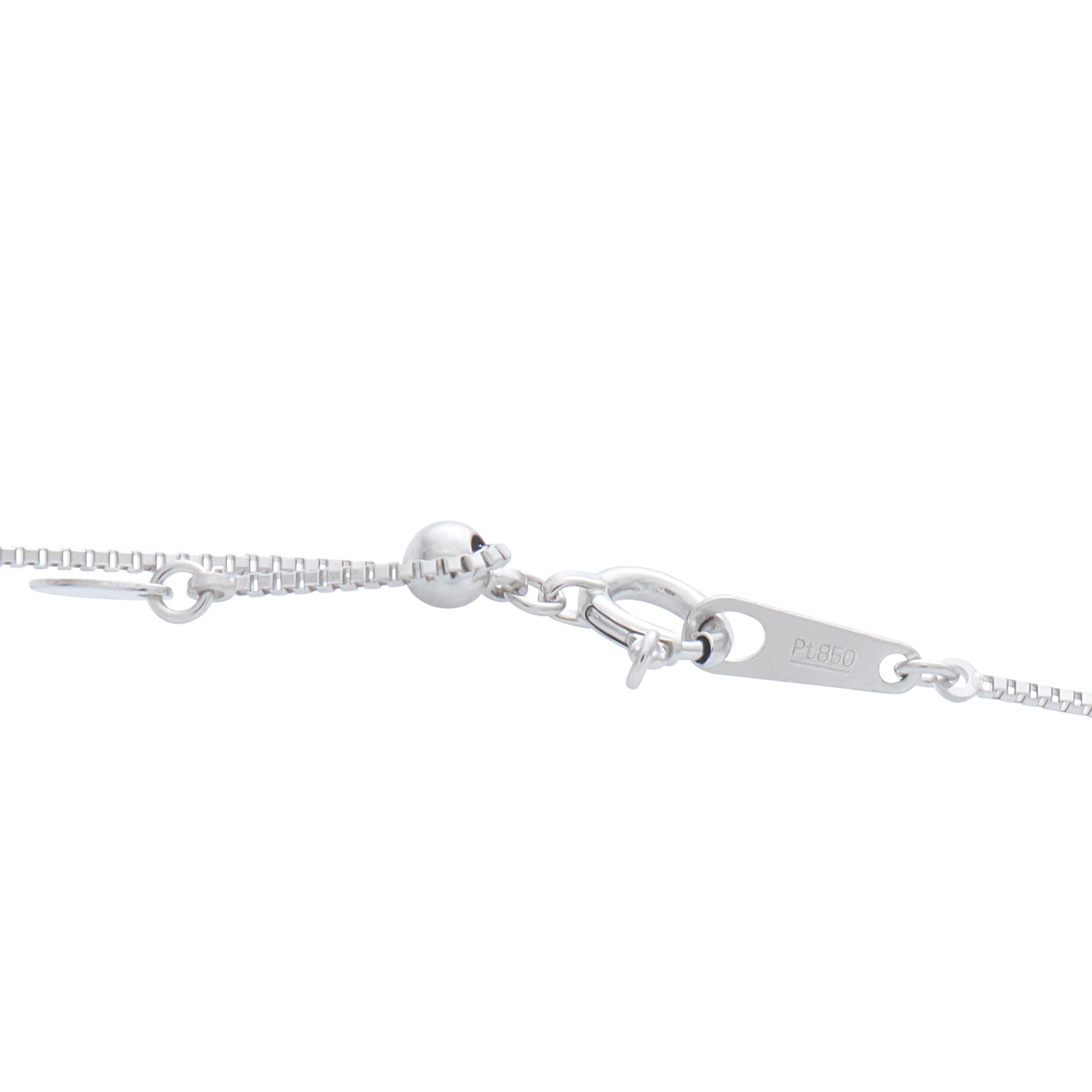 LB Exclusive Platinum 0.24ct Diamond and Tanzanite Pendant Necklace MF18-041326