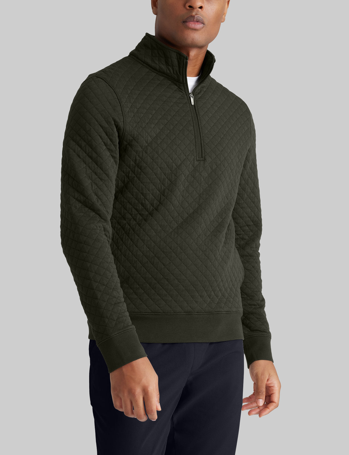 Men's Quilted Quarter Zip