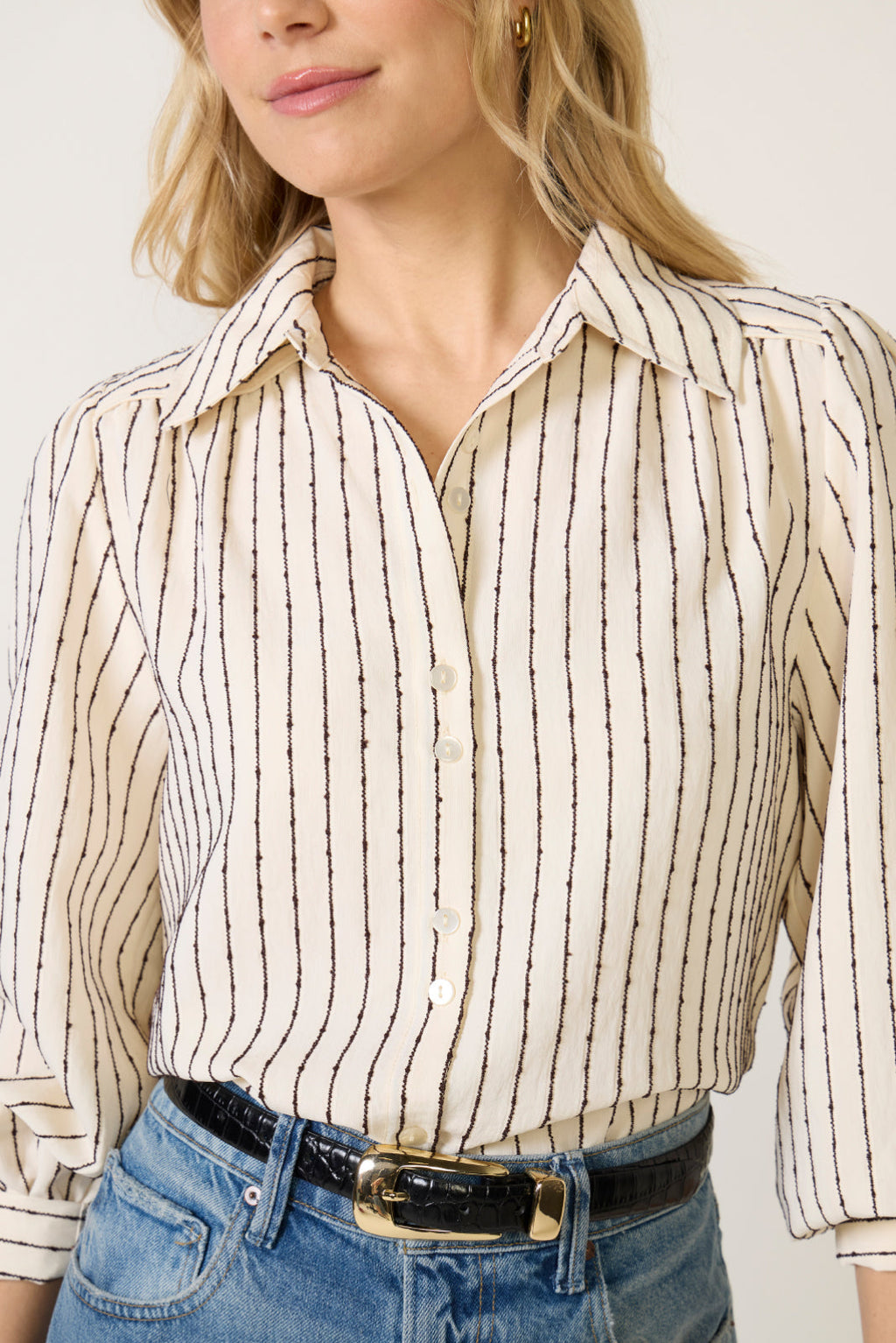 Women's Sadie Slub Stripe Shirt