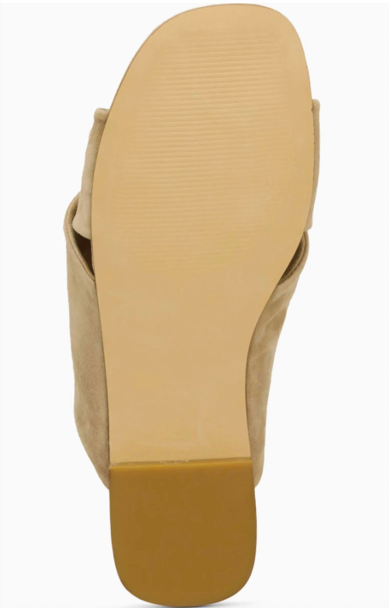 Women's Nadia Slide Sandals In Oat Suede