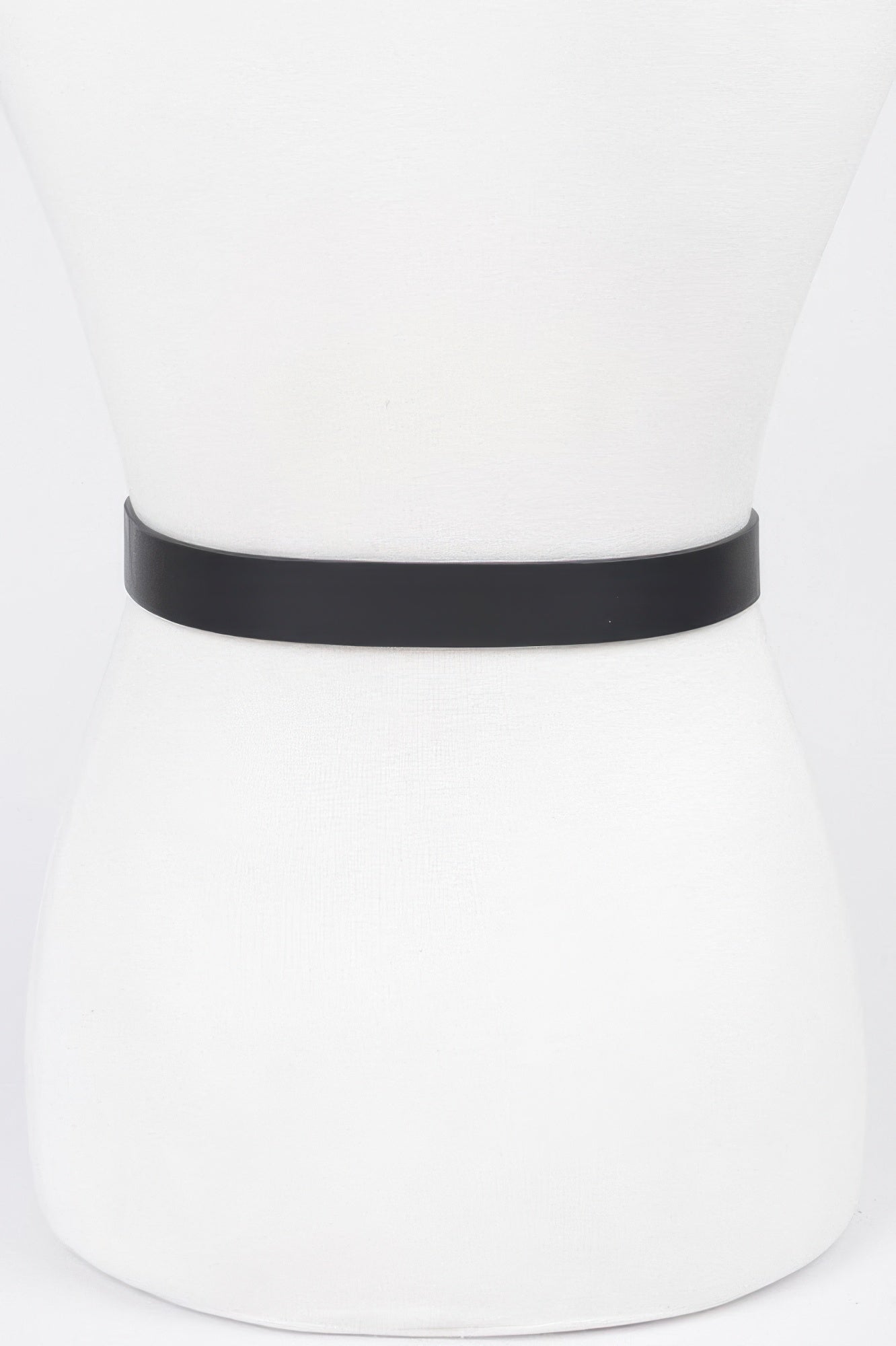Faux Leather Metal Buckle Belt