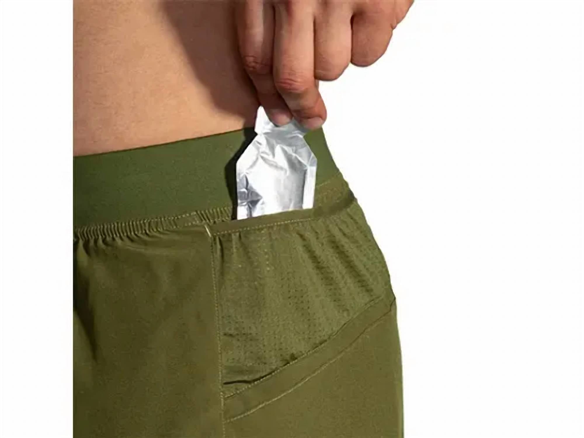 Sherpa 5" Shorts In Carbon Green