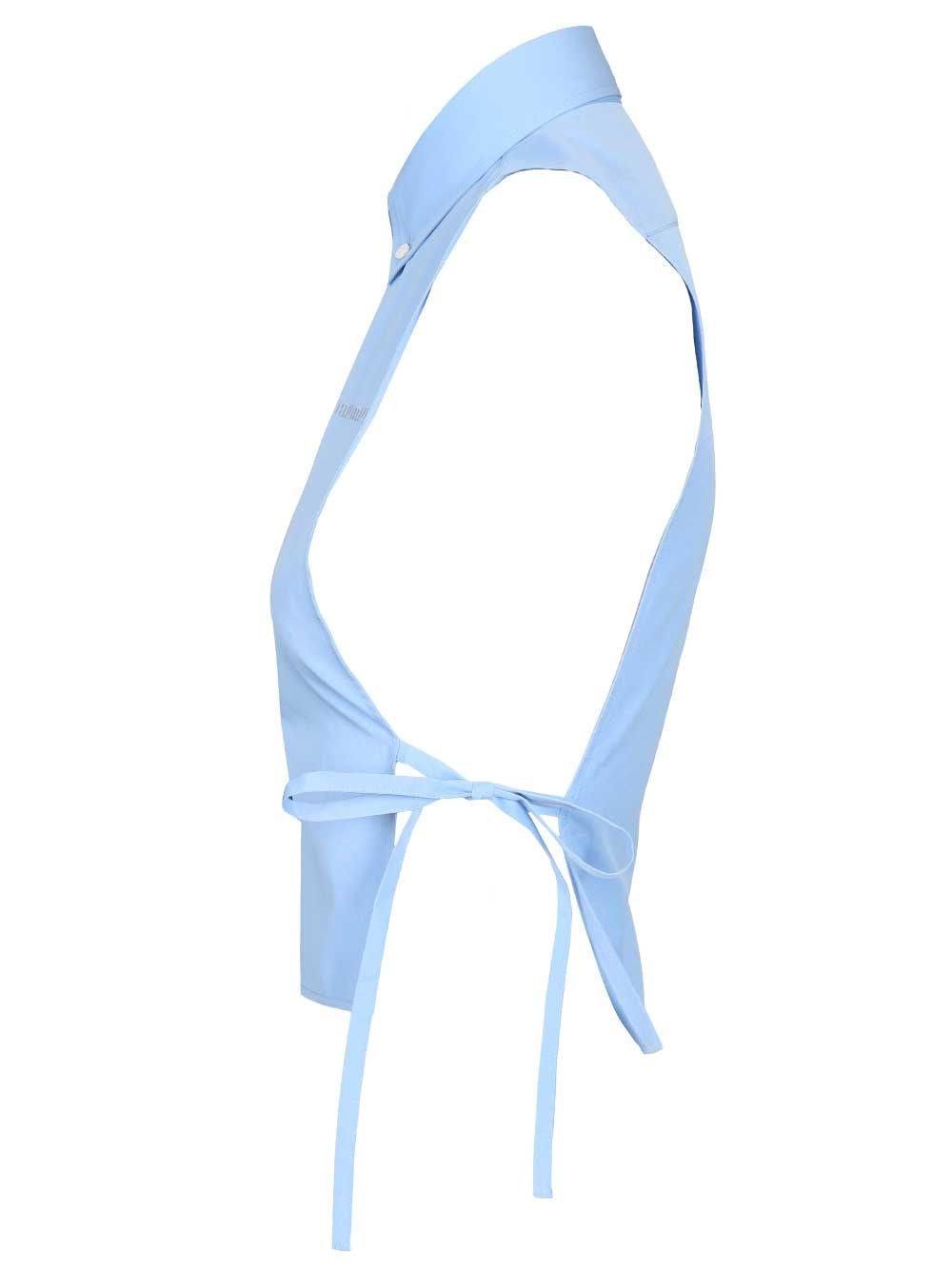 Miu Miu Women Sleeveless Poplin Shirt
