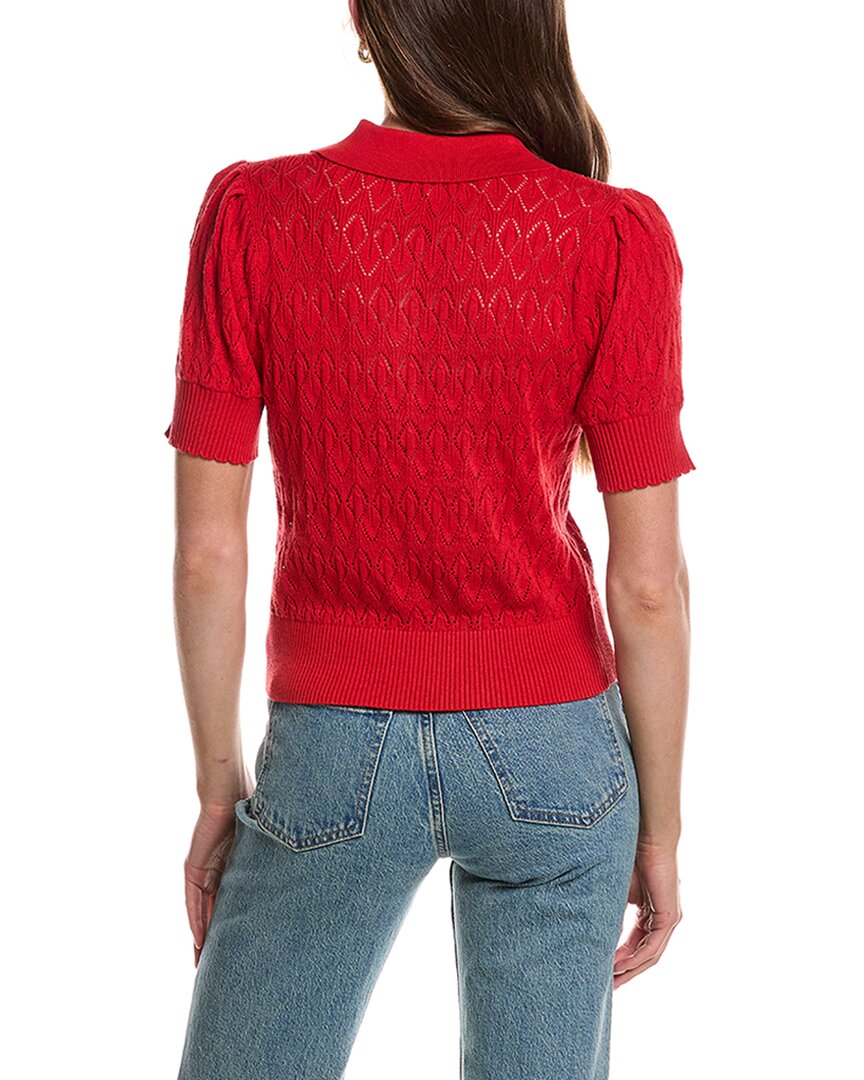 Design History Textured Polo Sweater