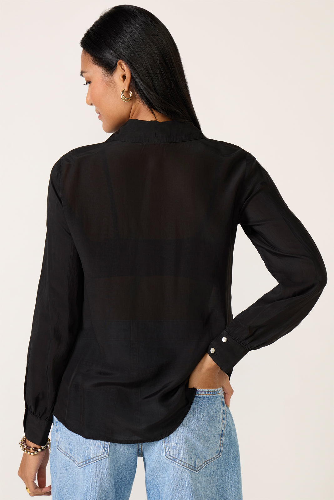 Women's Ruffle Front Shirt